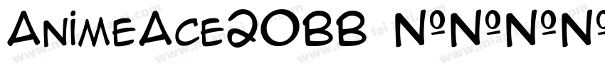 AnimeAce20BB 语言英文字体转换